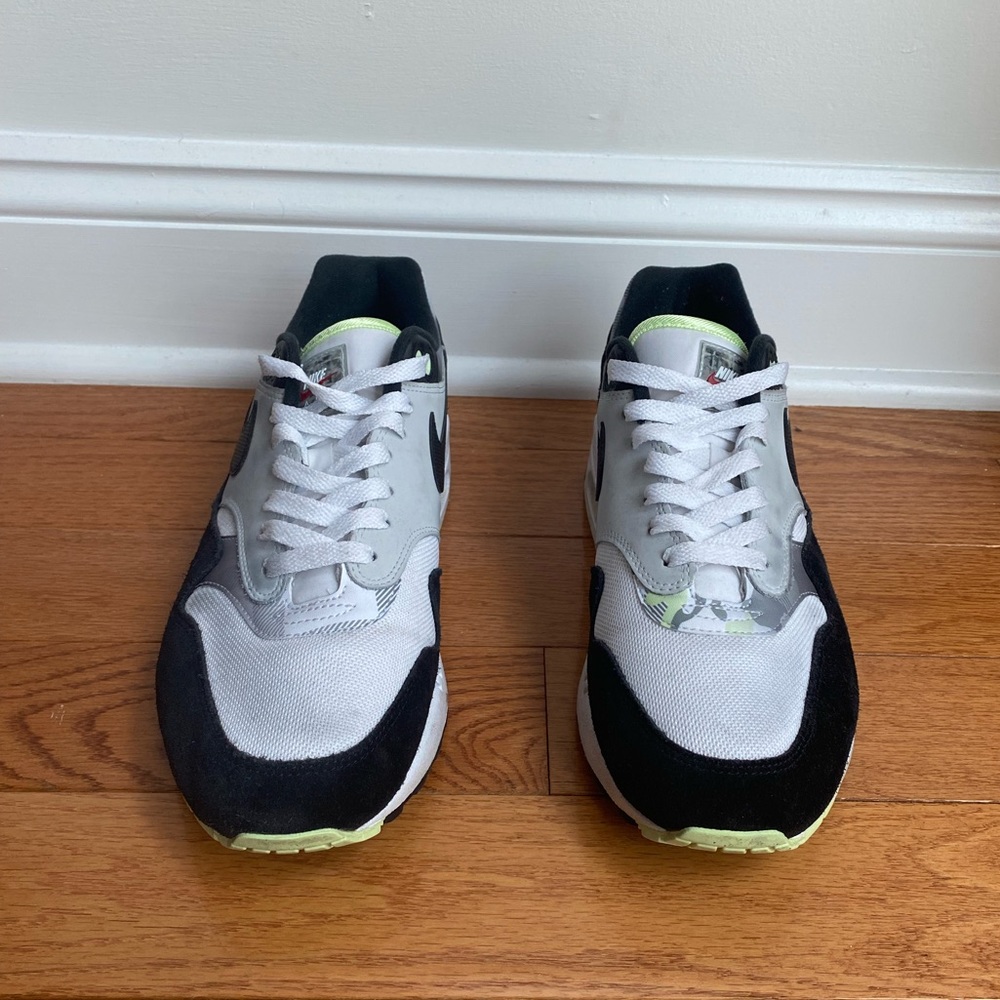 Nike Air Max 1 Remix Mens Pack White Black Volt Plaid Camo DB1998-100